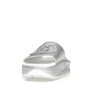 Женские Gucci Interlocking G Slide Metalic Silver (W)