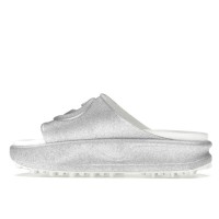 Женские Gucci Interlocking G Slide Metalic Silver (W)
