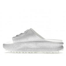 Женские Gucci Interlocking G Slide Metalic Silver (W)