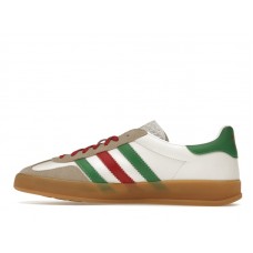 Кроссовки adidas x Gucci Gazelle White Green Red