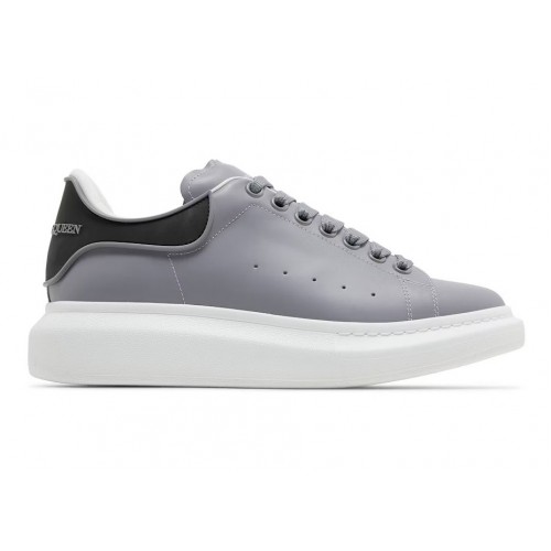 Кроссы Alexander McQueen Oversized Gun Grey - мужская сетка размеров
