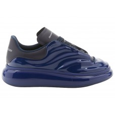 Кроссовки Alexander McQueen Oversized Gloss Navy