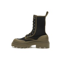 Bottega Veneta Lace-Up Boots Black Green