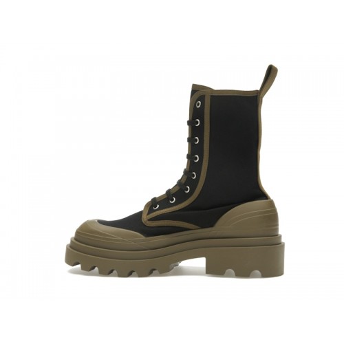 Bottega Veneta Lace-Up Boots Black Green - мужская сетка размеров