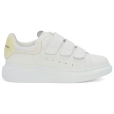 Женские Alexander McQueen Oversized Touch-Strap White Yellow Pink Crystal (W)