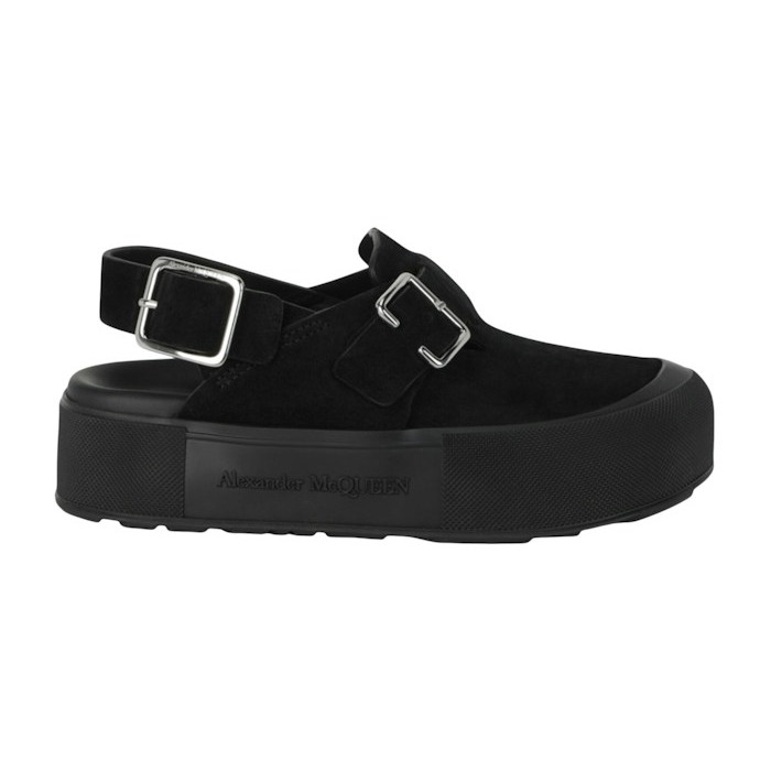 Alexander McQueen New Micmac Clog Black Silver - мужская сетка размеров Alexander McQueen New Micmac Clog Black Silver - мужская сетка размеров