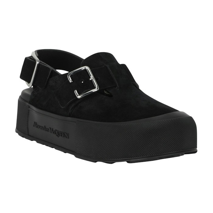 Alexander McQueen New Micmac Clog Black Silver - мужская сетка размеров Alexander McQueen New Micmac Clog Black Silver - мужская сетка размеров
