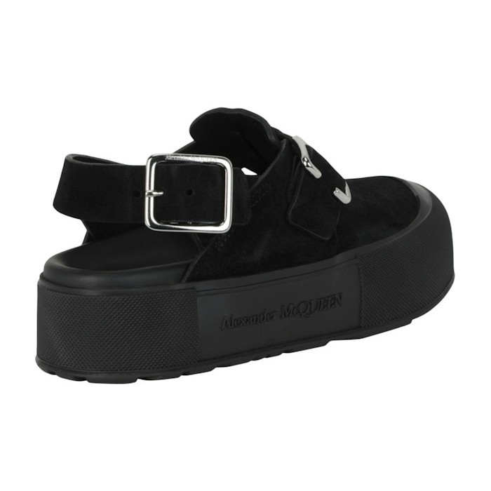 Alexander McQueen New Micmac Clog Black Silver - мужская сетка размеров Alexander McQueen New Micmac Clog Black Silver - мужская сетка размеров