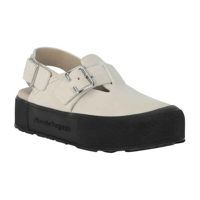 Alexander McQueen New Micmac Clog Beige Silver - мужская сетка размеров Alexander McQueen New Micmac Clog Beige Silver - мужская сетка размеров
