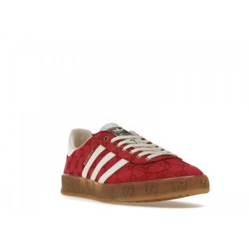 Кроссы adidas x Gucci Gazelle Original GG Red - мужская сетка размеров