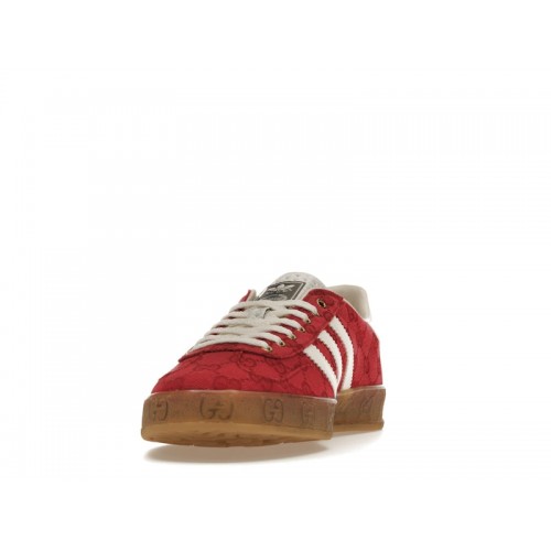 Кроссы adidas x Gucci Gazelle Original GG Red - мужская сетка размеров