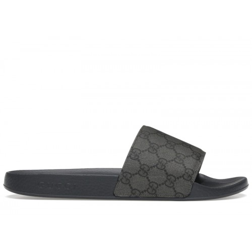 Gucci Slide GG Grey Monogram - мужская сетка размеров
