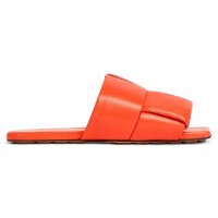 Женские Bottega Veneta Flat Sandal Orange (W)