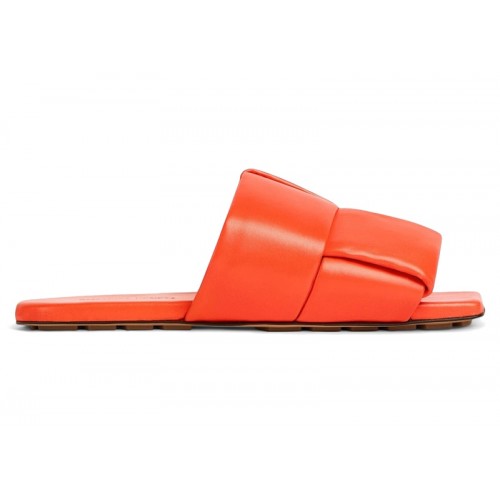 Bottega Veneta Flat Sandal Orange (W) - женская сетка размеров