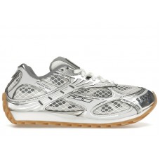 Bottega Veneta Orbit Silver White