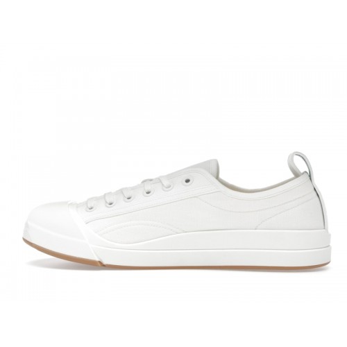 Bottega Veneta Vulcano Sneaker White Canvas - мужская сетка размеров