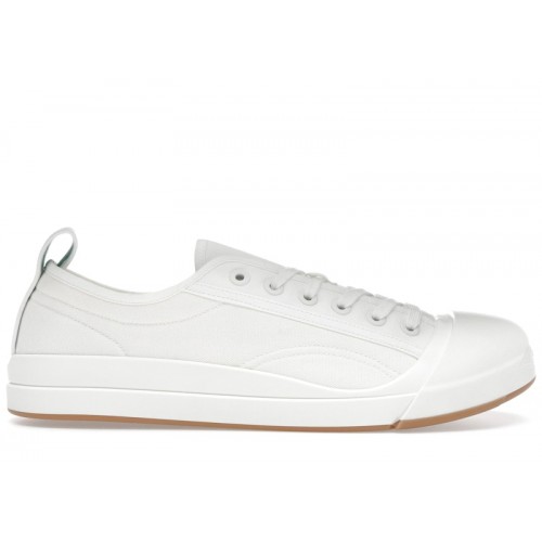 Bottega Veneta Vulcano Sneaker White Canvas - мужская сетка размеров