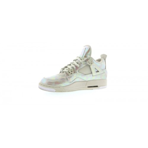 Кроссы Jordan 4 Retro 30th Anniversary Pearl (GS) - подростковая сетка размеров