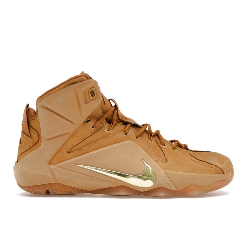 Кроссы Nike LeBron 12 EXT Wheat - мужская сетка размеров