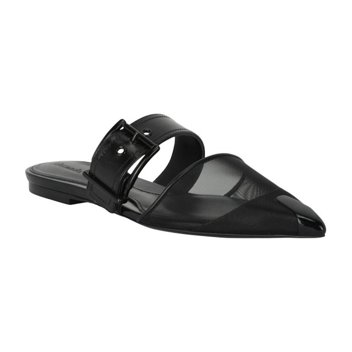 Alexander McQueen Wmns Mesh Punk Mule Black - женская сетка размеров Alexander McQueen Wmns Mesh Punk Mule Black - женская сетка размеров