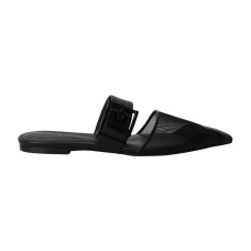 Женские Alexander McQueen Mesh Punk Mules Black Black (W)
