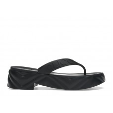 Женские Gucci Thong Platform Sandal Black (W)