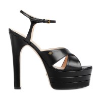 Женские Gucci Platform Sandal Black (W)