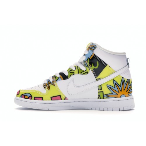 Кроссы Nike SB Dunk High De La Soul (2015) - мужская сетка размеров