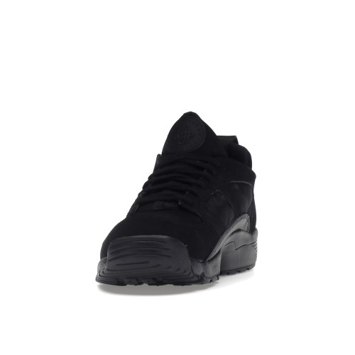 Кроссы Nike Air Trainer Huarache Low Black/Black - мужская сетка размеров