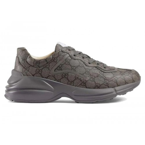 Gucci Rhyton Sneaker Grey Monogram - мужская сетка размеров