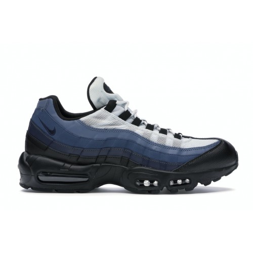 Кроссы Nike Air Max 95 Black Navy Obsidian - мужская сетка размеров