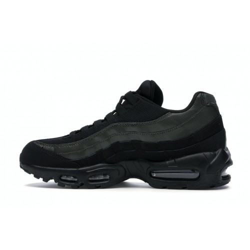 Кроссы Nike Air Max 95 Black Sequoia - мужская сетка размеров