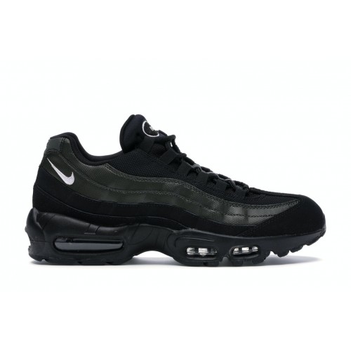 Кроссы Nike Air Max 95 Black Sequoia - мужская сетка размеров