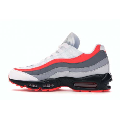 Кроссы Nike Air Max 95 Bright Crimson Comet - мужская сетка размеров