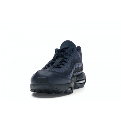 Кроссы Nike Air Max 95 Squadron Blue Midnight Navy - мужская сетка размеров