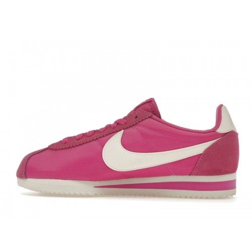 Кроссы Nike Classic Cortez Nylon Active Fuchsia Summit White (W) - женская сетка размеров