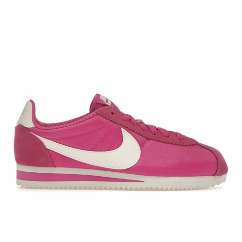 Кроссы Nike Classic Cortez Nylon Active Fuchsia Summit White (W) - женская сетка размеров