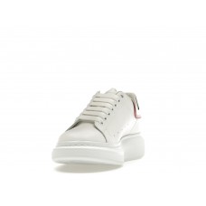 Кроссовки Alexander McQueen Oversized White Silver Red Metallic