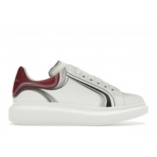 Кроссовки Alexander McQueen Oversized White Garnet