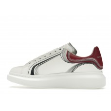Кроссовки Alexander McQueen Oversized White Garnet