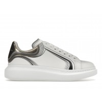 Alexander McQueen Oversized White Silver