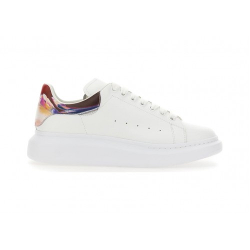 Кроссы Alexander McQueen Oversized White Marble - мужская сетка размеров