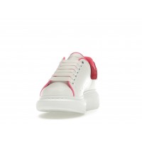 Женские кроссовки Alexander McQueen Oversized White Velvet Fuchia (W)