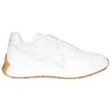 Женские Alexander McQueen Sprint Runner White Pink (W)