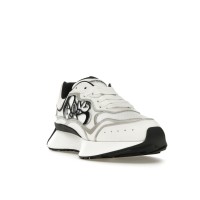 Кроссовки Alexander McQueen Sprint Runner Chalk White Black Print