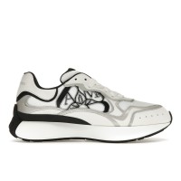 Кроссовки Alexander McQueen Sprint Runner Chalk White Black Print