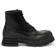 Alexander McQueen Wander Lace-up Boots Black
