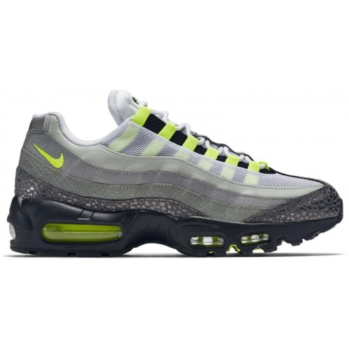 Кроссы Nike Air Max 95 Neon Safari - мужская сетка размеров