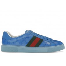 Gucci Ace GG Crystal Canvas Blue