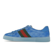 Gucci Ace GG Crystal Canvas Blue